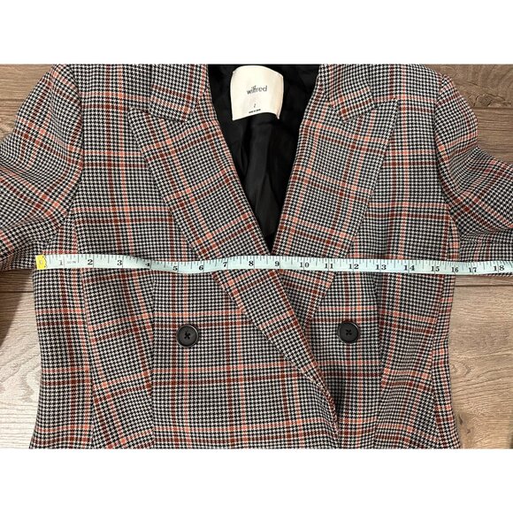 WILFRED NEW MARGAUX BLAZER DOUBLE BREASTED CHECK BLAZER 2 - Picture 5 of 10